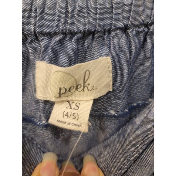 Peek Girls Chambray Tiered Ruffle Skirt - Picture 4 of 6